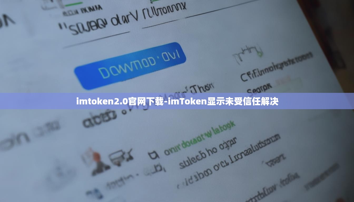 imtoken2.0官网下载-imToken显示未受信任解决