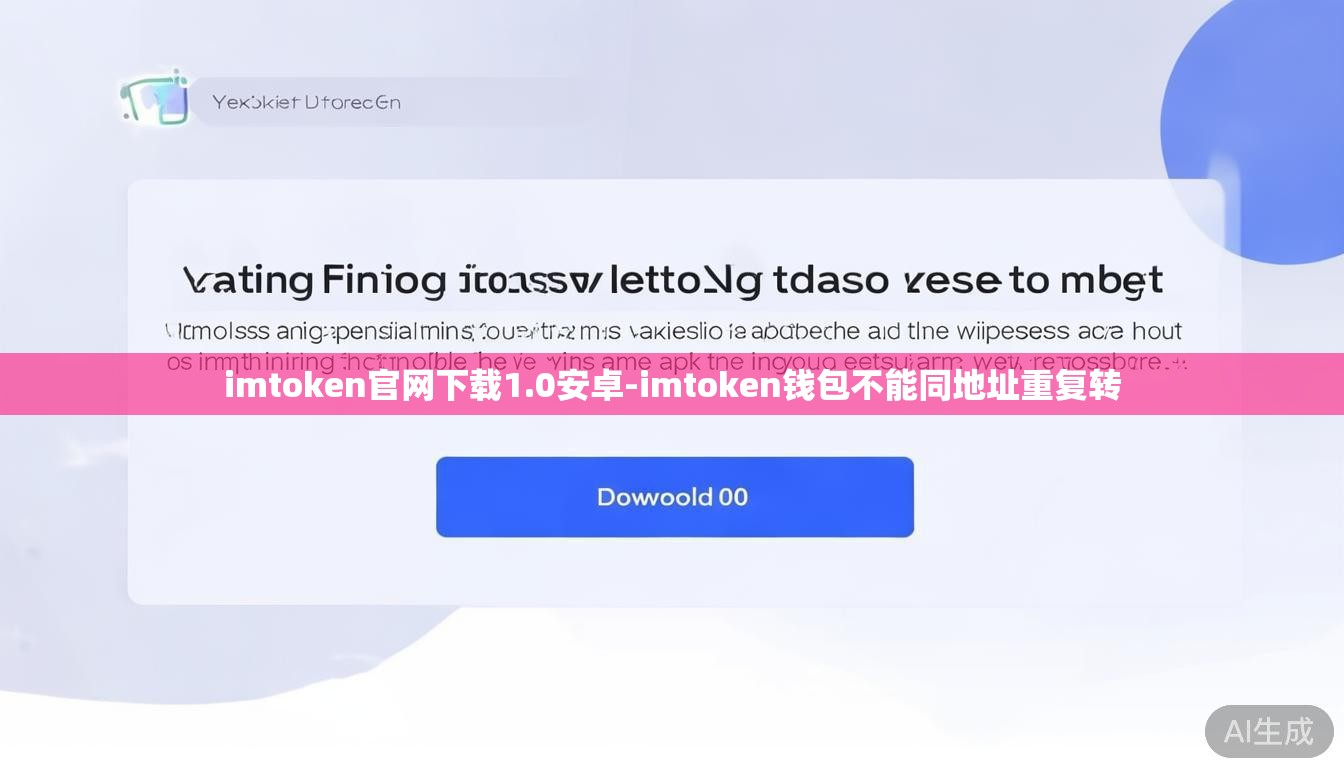 imtoken官网下载1.0安卓-imtoken钱包不能同地址重复转