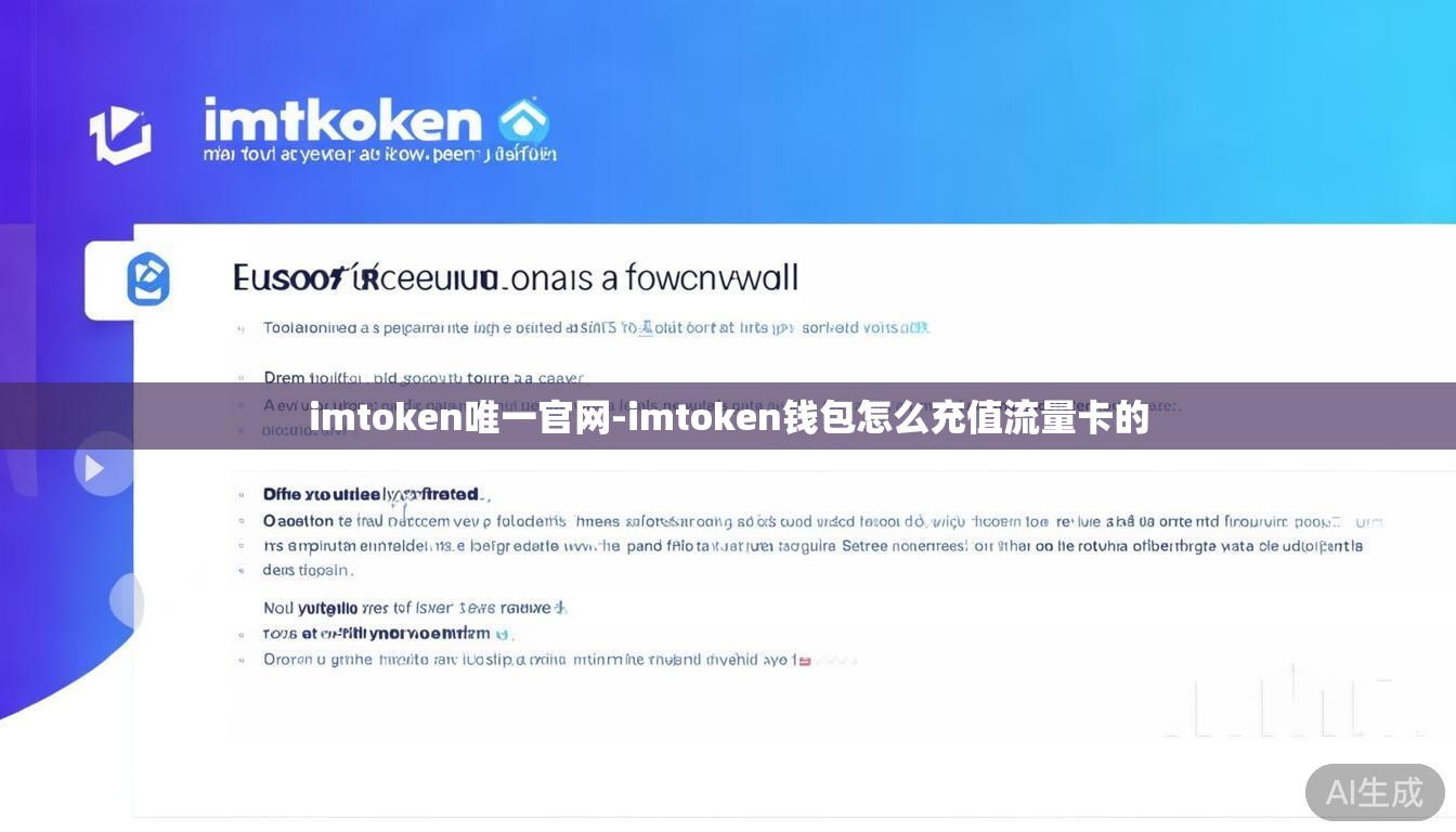 imtoken唯一官网-imtoken钱包怎么充值流量卡的