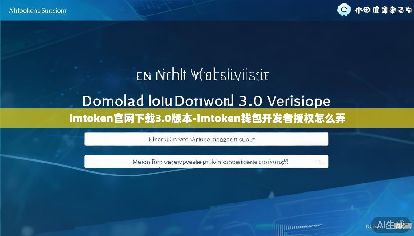 imtoken官网下载3.0版本-imtoken钱包开发者授权怎么弄