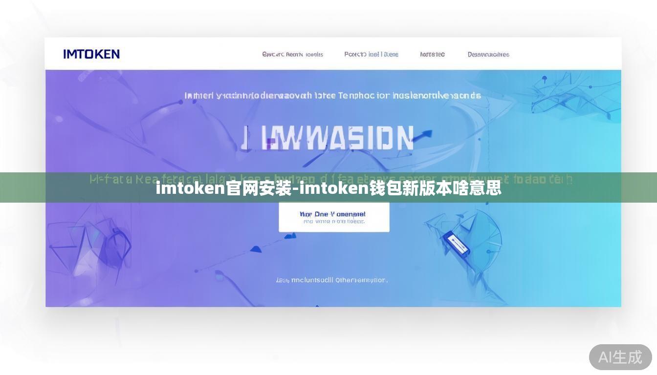 imtoken官网安装-imtoken钱包新版本啥意思