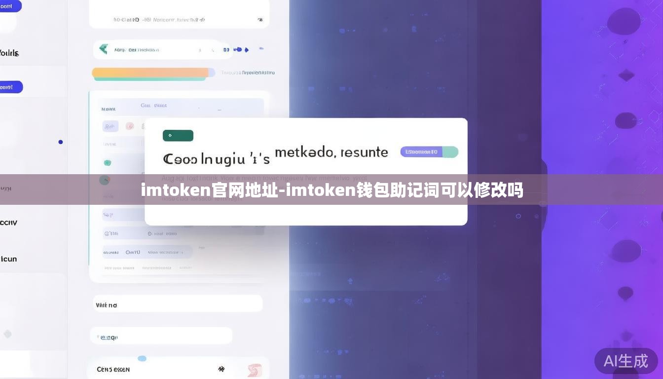 imtoken官网地址-imtoken钱包助记词可以修改吗
