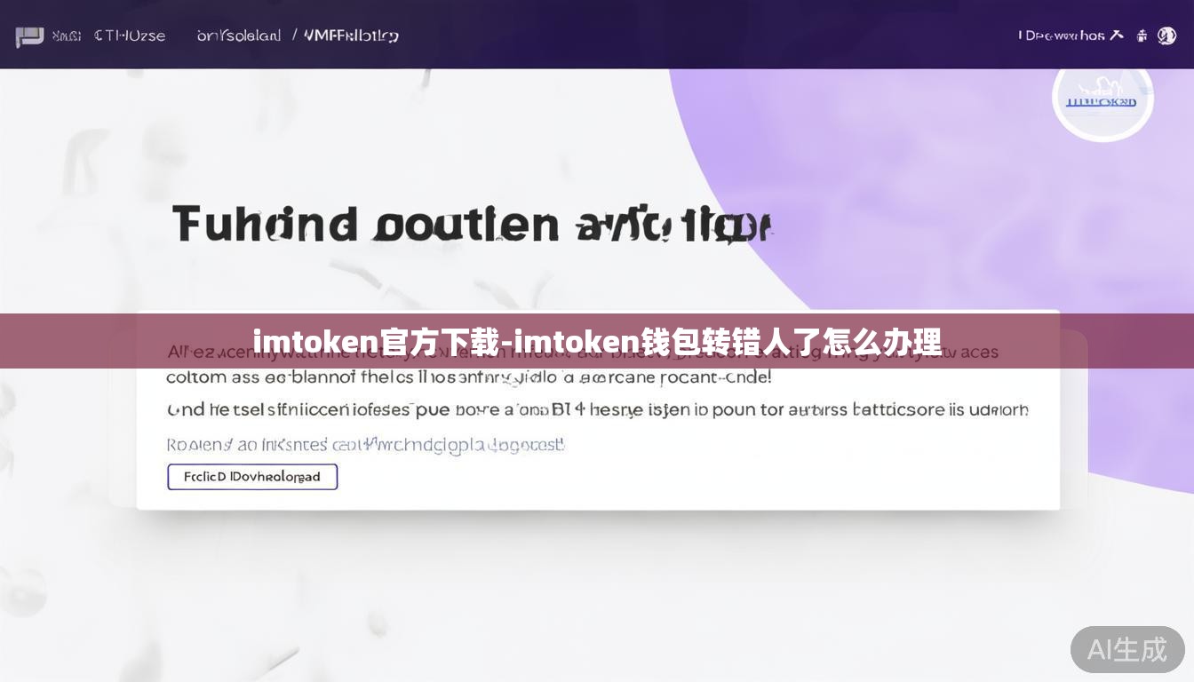 imtoken官方下载-imtoken钱包转错人了怎么办理