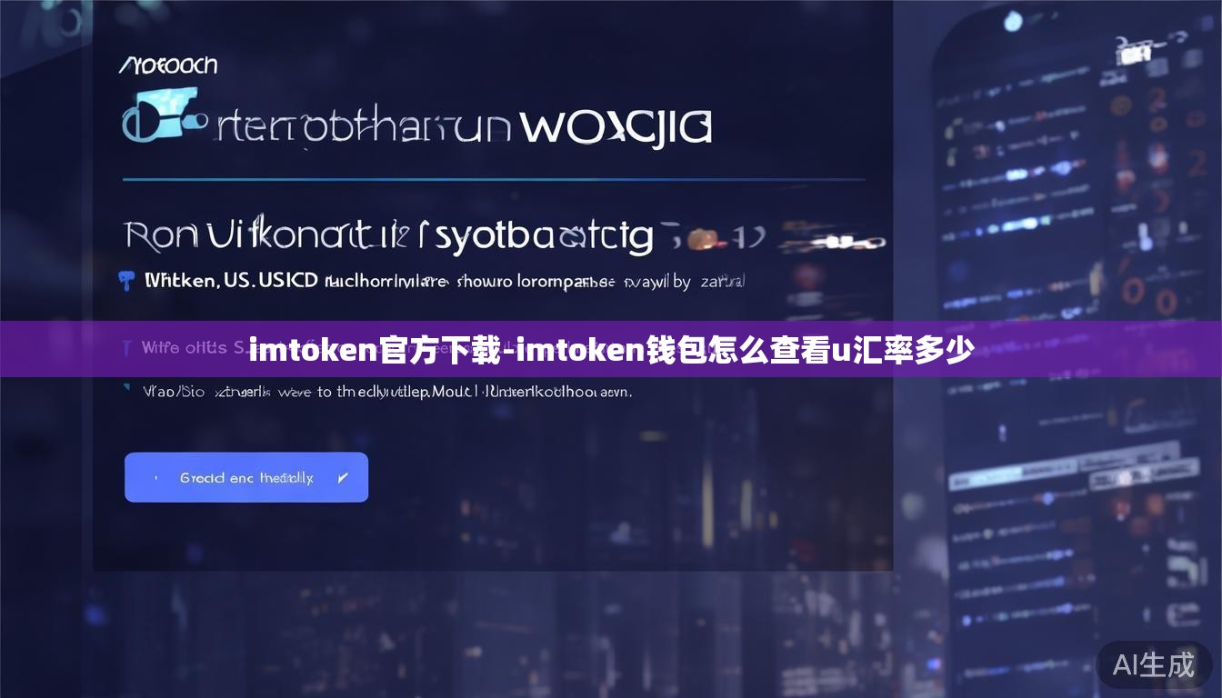 imtoken官方下载-imtoken钱包怎么查看u汇率多少