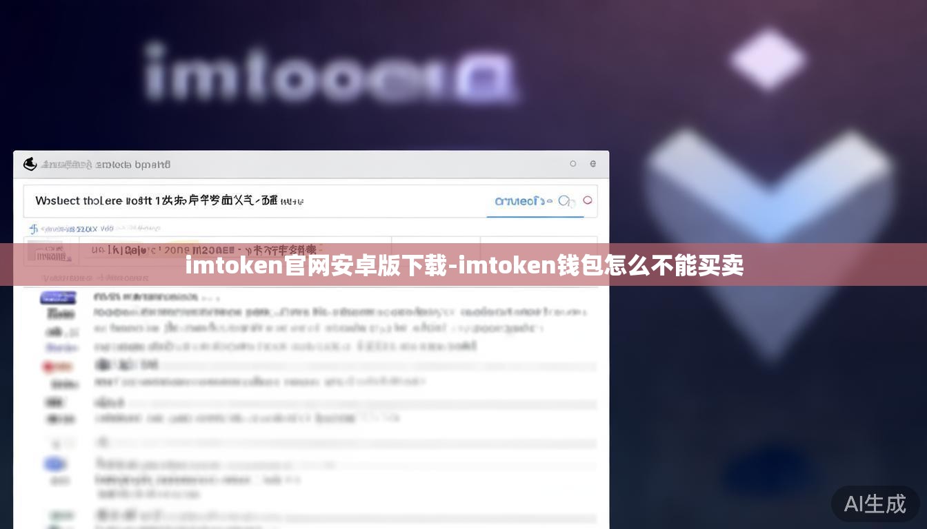 imtoken官网安卓版下载-imtoken钱包怎么不能买卖
