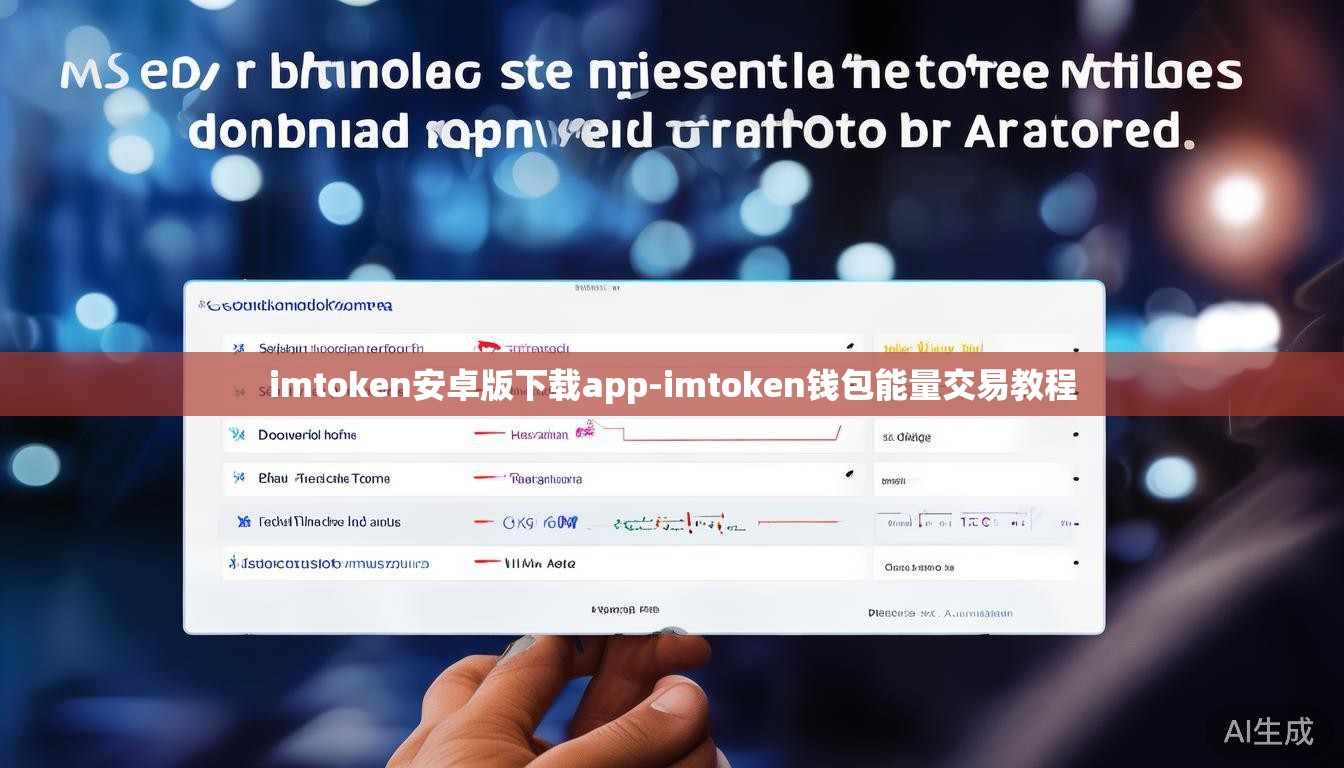 imtoken安卓版下载app-imtoken钱包能量交易教程