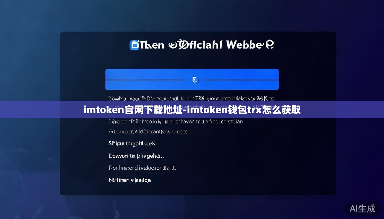 imtoken官网下载地址-imtoken钱包trx怎么获取