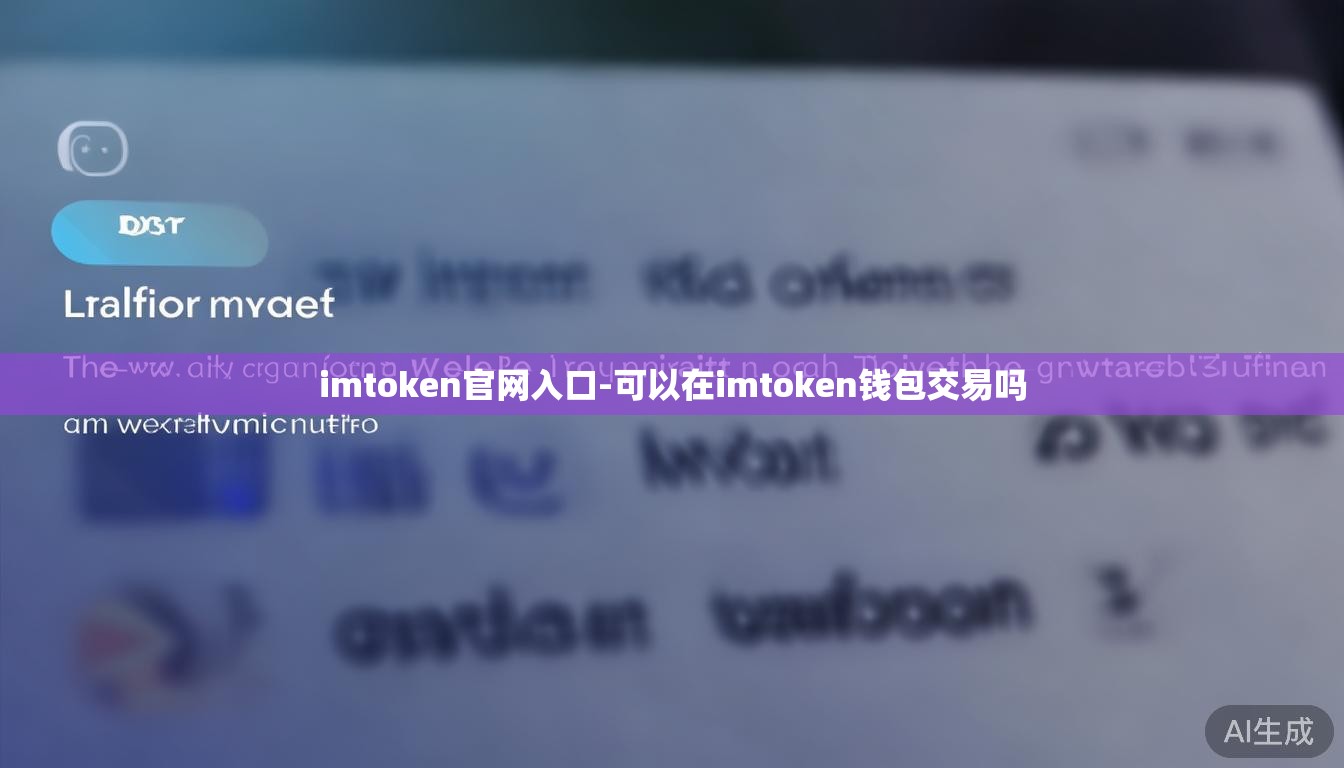 imtoken官网入口-可以在imtoken钱包交易吗