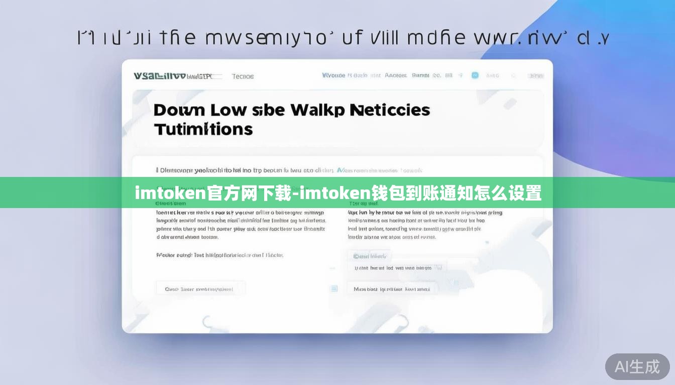imtoken官方网下载-imtoken钱包到账通知怎么设置