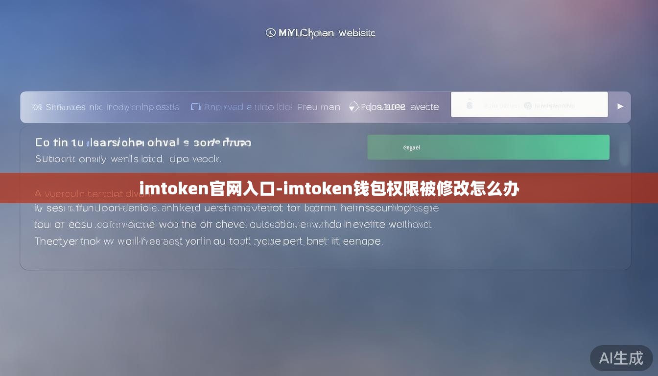 imtoken官网入口-imtoken钱包权限被修改怎么办