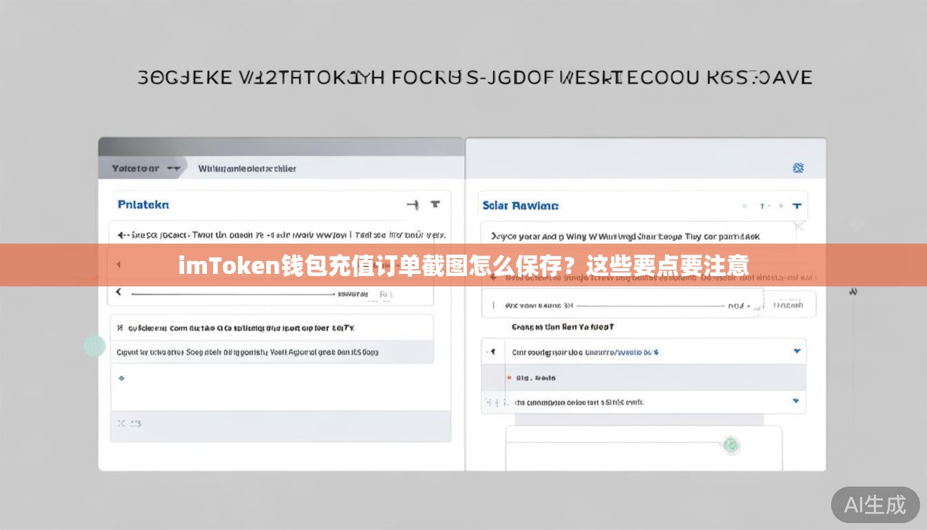 imToken钱包充值订单截图怎么保存？这些要点要注意
