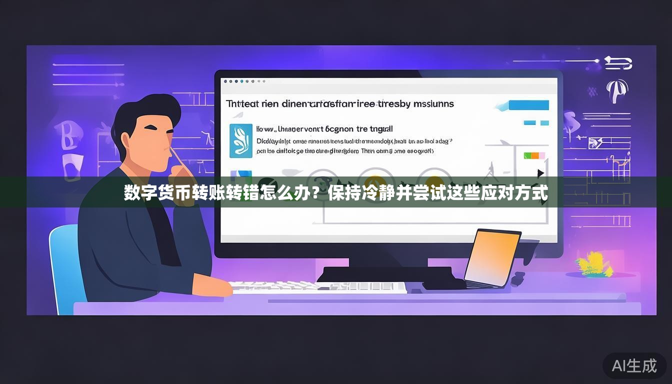 数字货币转账转错怎么办？保持冷静并尝试这些应对方式