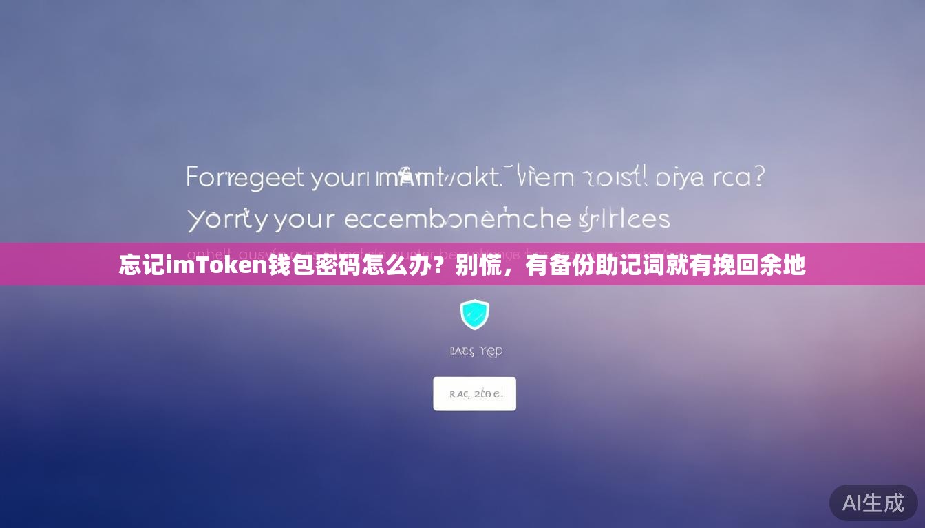 忘记imToken钱包密码怎么办?别慌,有备份助记词就有挽回余地 忘记imToken钱包密码怎么办?别慌,有备份助记词就有挽回余地