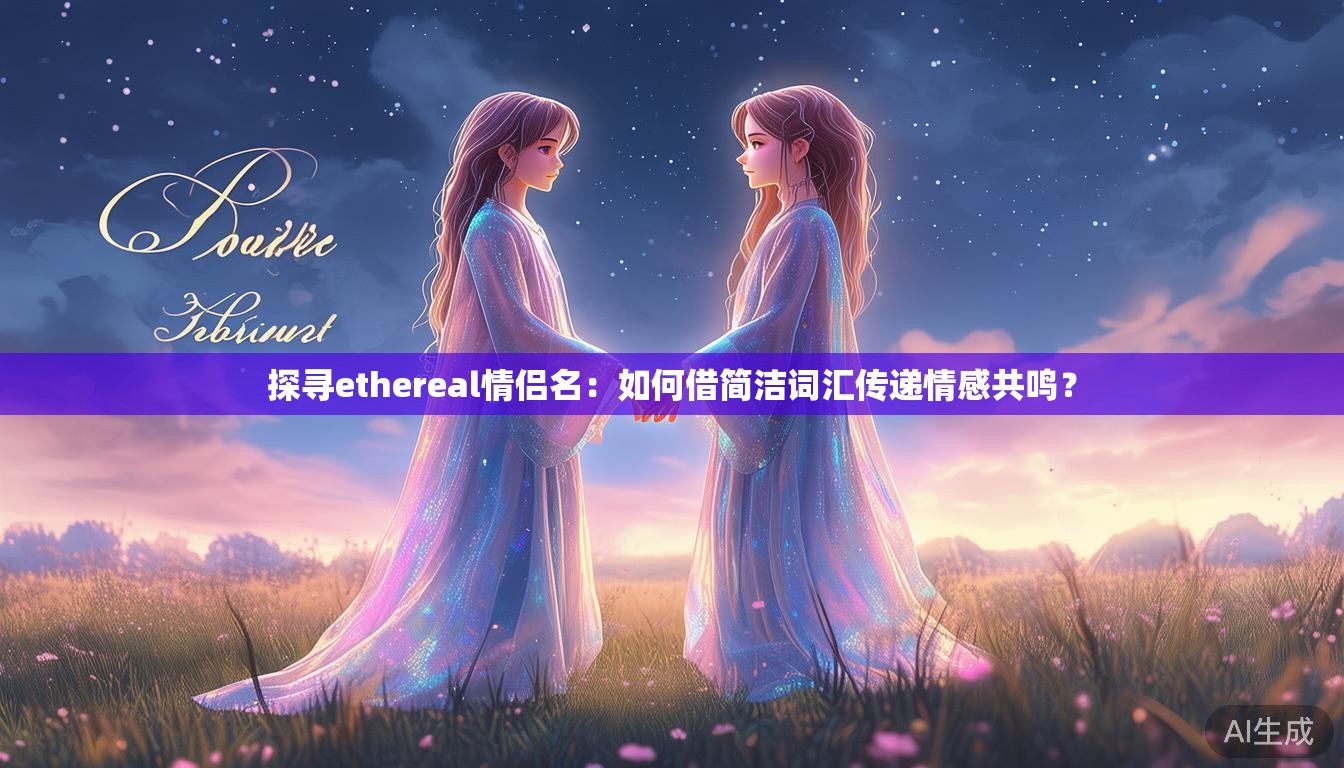 探寻ethereal情侣名：如何借简洁词汇传递情感共鸣？