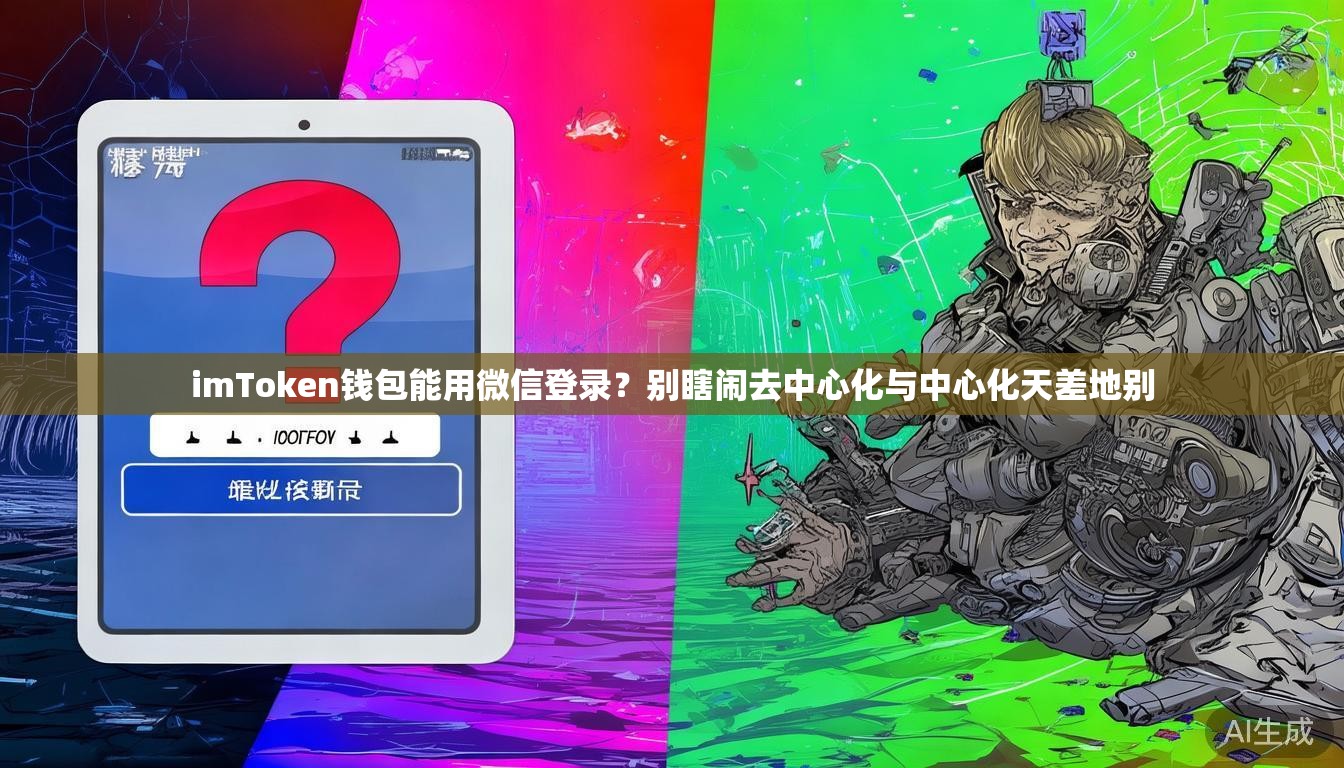 imToken钱包能用微信登录？别瞎闹去中心化与中心化天差地别