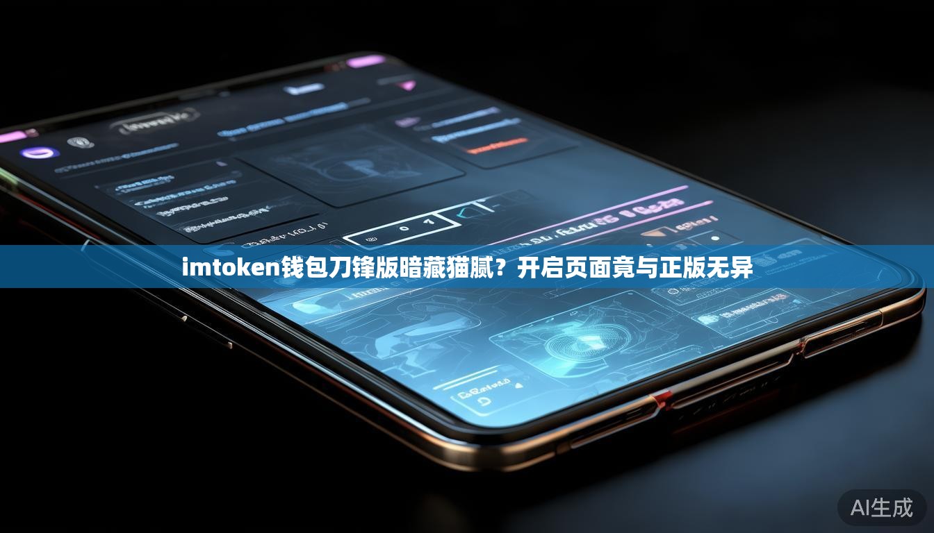 imtoken钱包刀锋版暗藏猫腻？开启页面竟与正版无异