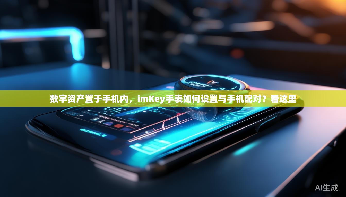 数字资产置于手机内，imKey手表如何设置与手机配对？看这里