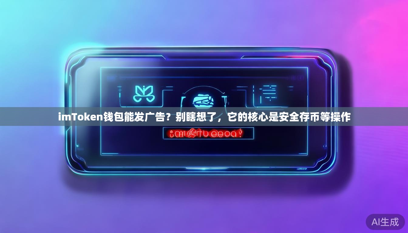 imToken钱包能发广告？别瞎想了，它的核心是安全存币等操作