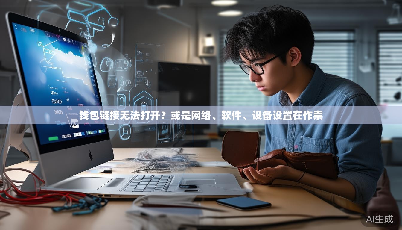 钱包链接无法打开？或是网络、软件、设备设置在作祟