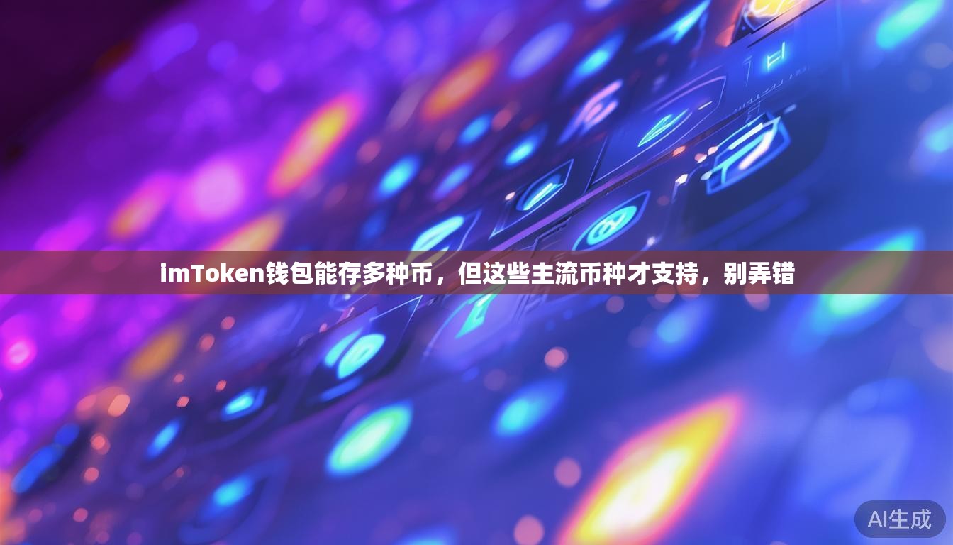 imToken钱包能存多种币，但这些主流币种才支持，别弄错