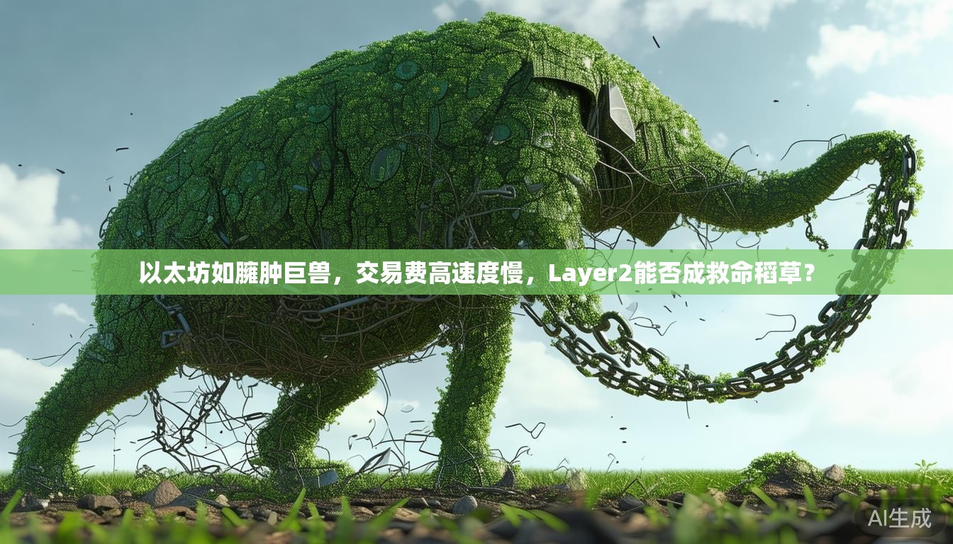 以太坊如臃肿巨兽，交易费高速度慢，Layer2能否成救命稻草？