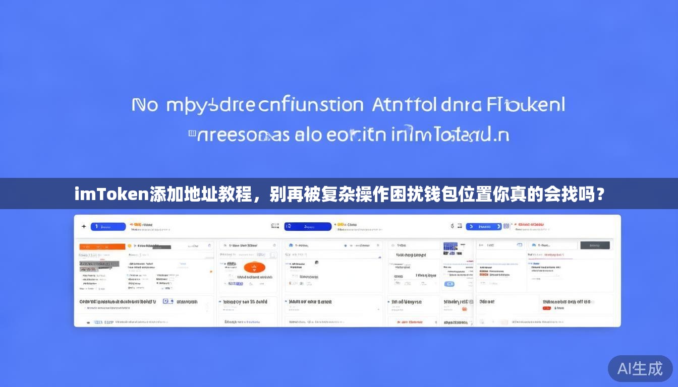 imToken添加地址教程，别再被复杂操作困扰钱包位置你真的会找吗？