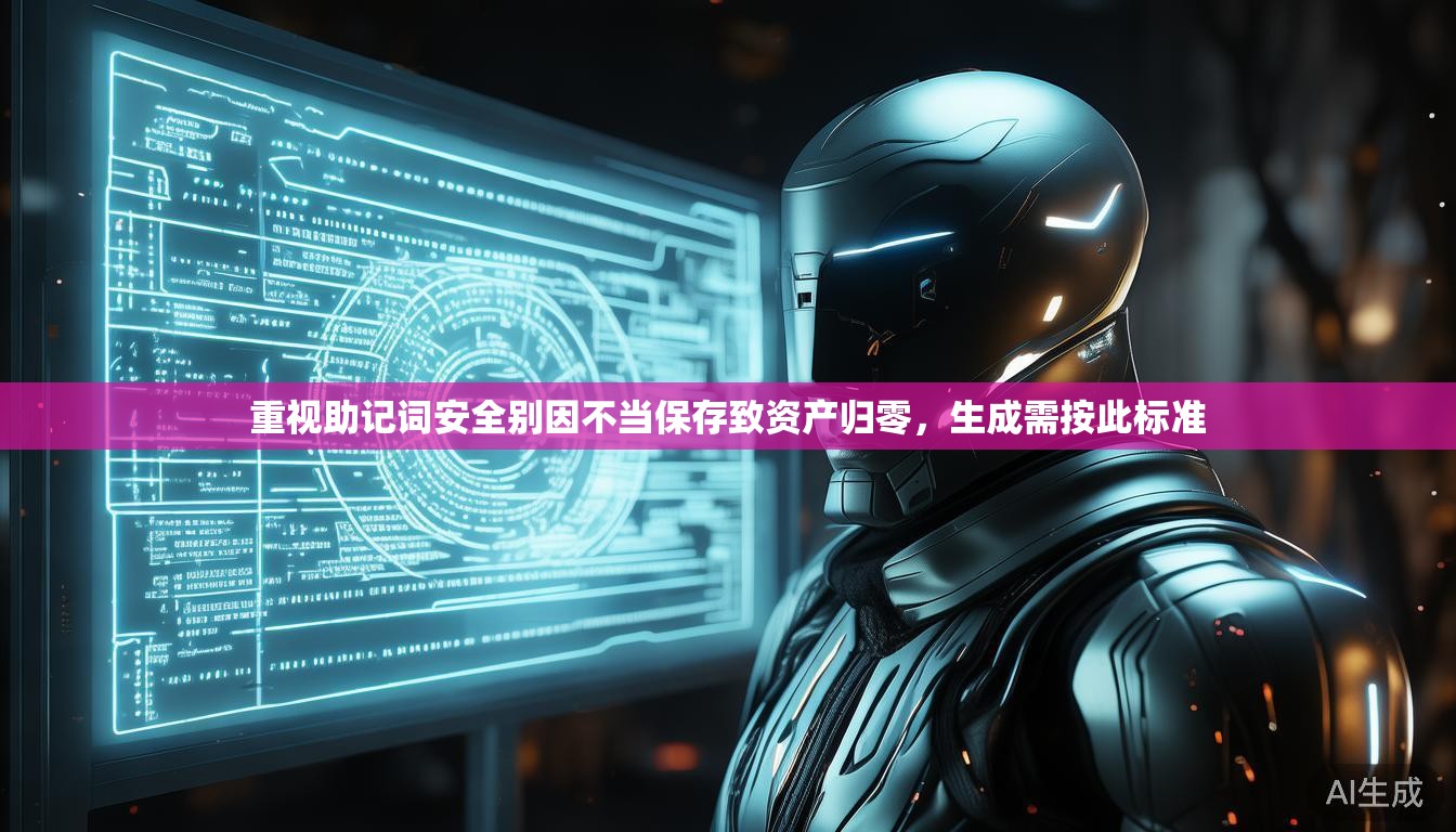 重视助记词安全别因不当保存致资产归零，生成需按此标准