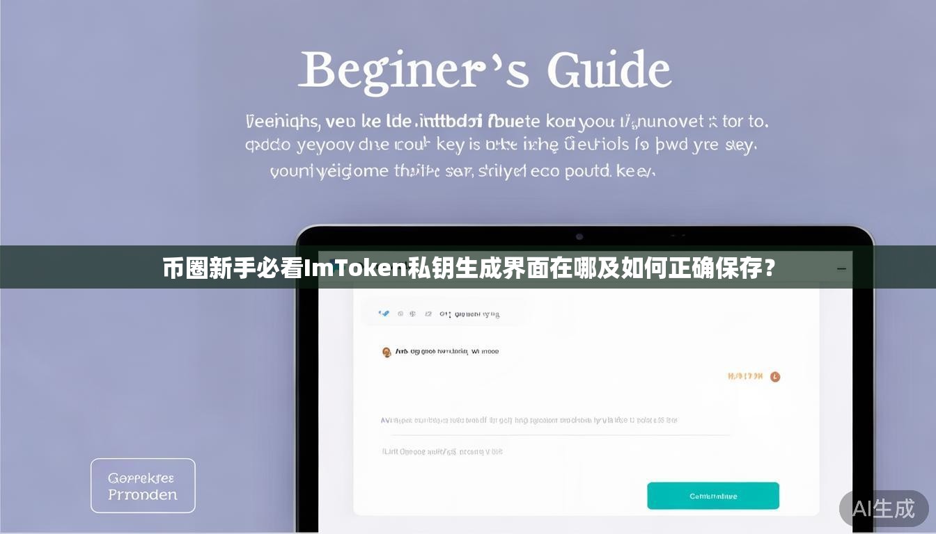 币圈新手必看ImToken私钥生成界面在哪及如何正确保存? 币圈新手必看ImToken私钥生成界面在哪及如何正确保存?