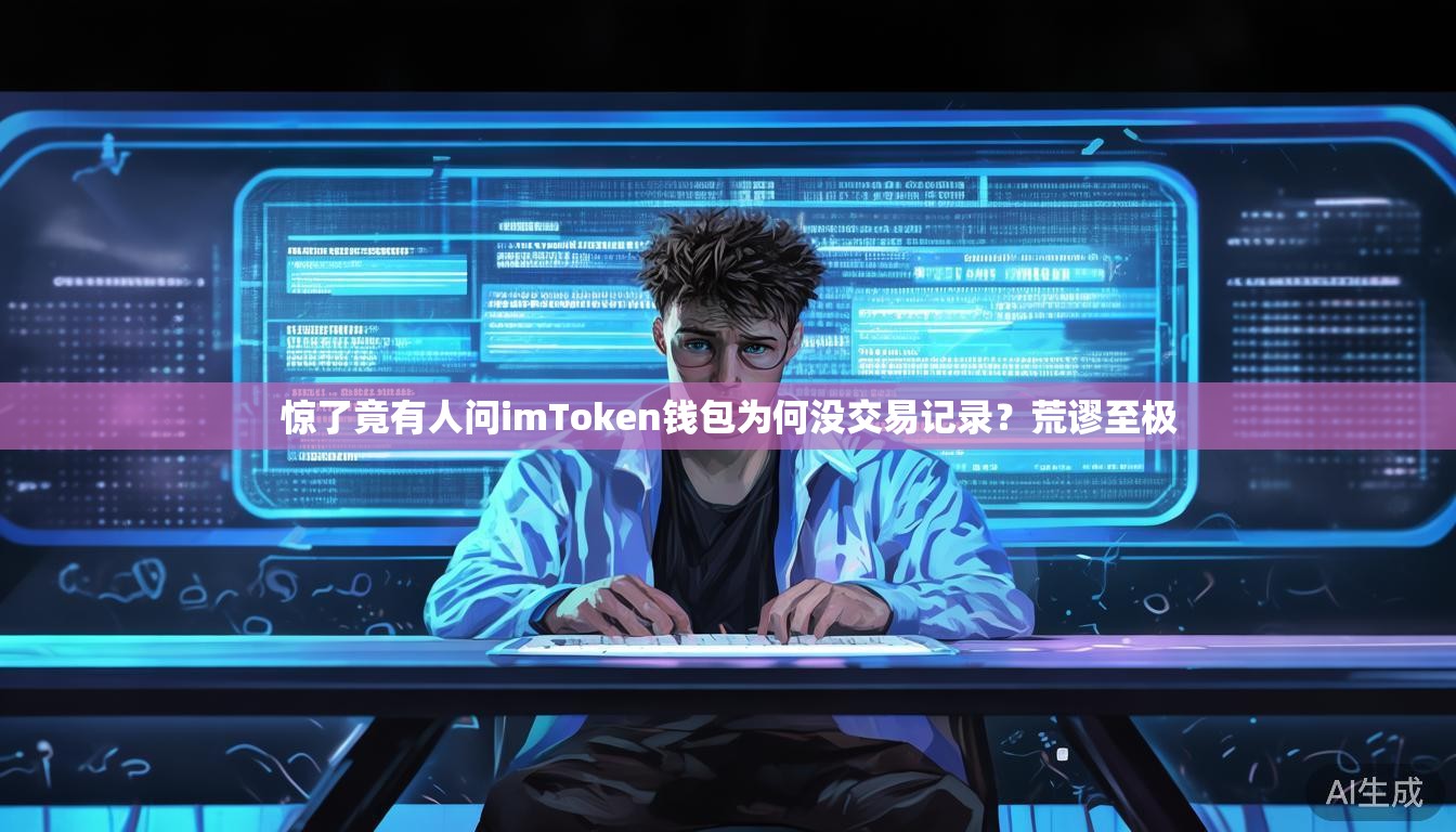 惊了竟有人问imToken钱包为何没交易记录？荒谬至极