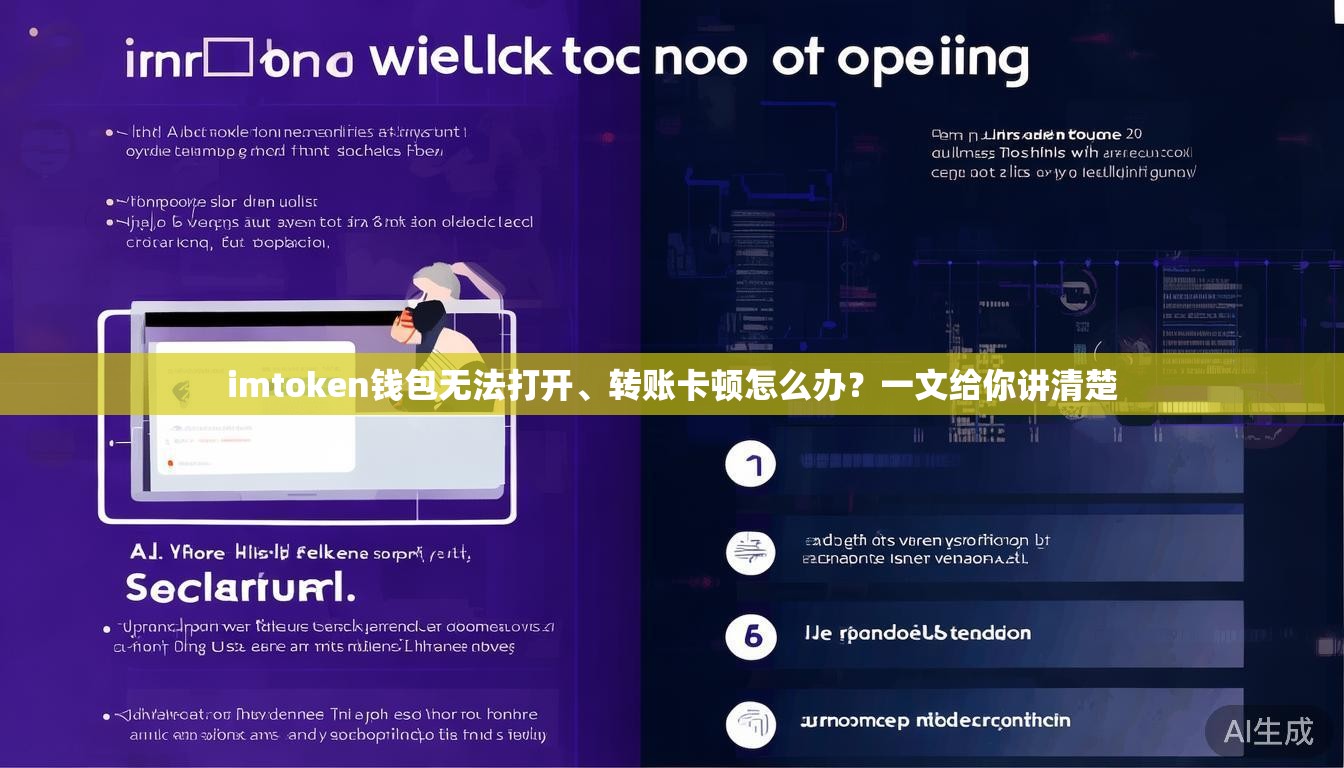 imtoken钱包无法打开、转账卡顿怎么办？一文给你讲清楚