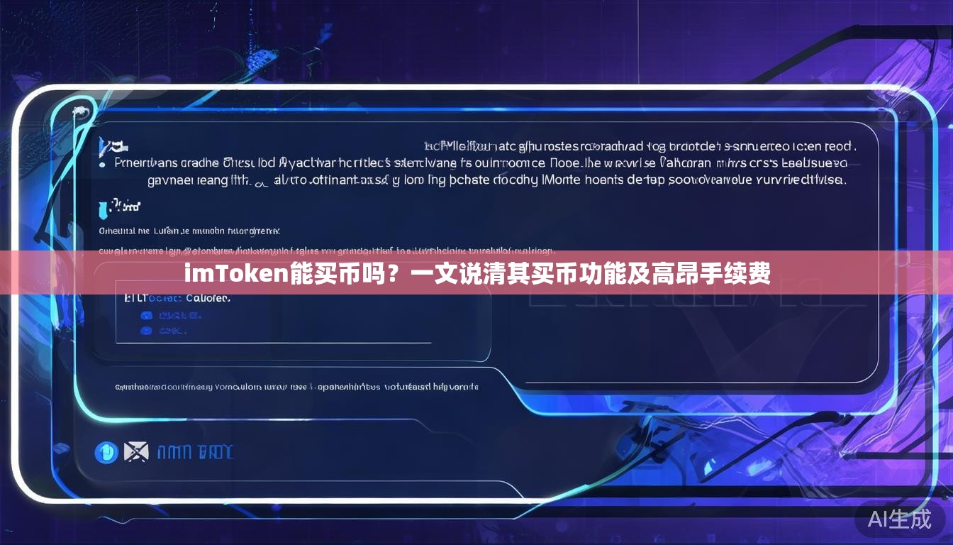 imToken能买币吗？一文说清其买币功能及高昂手续费