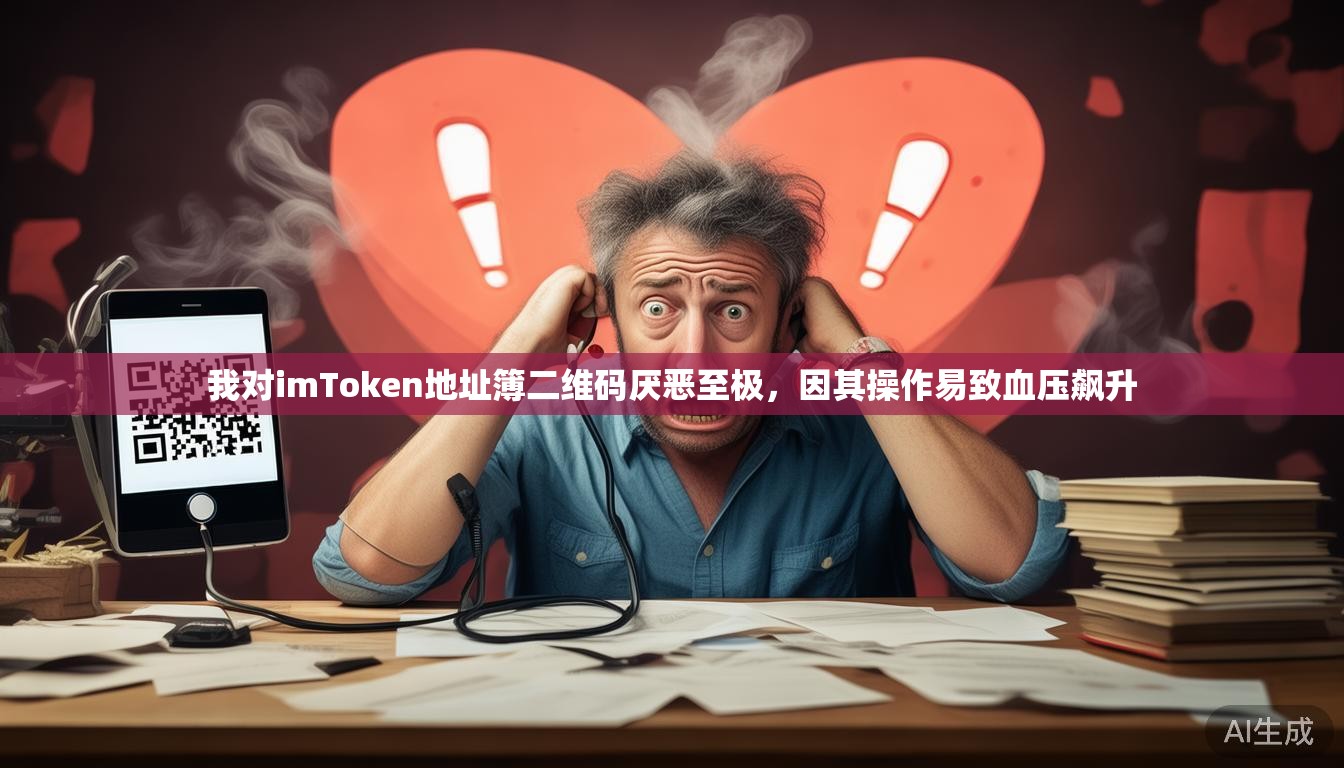我对imToken地址簿二维码厌恶至极，因其操作易致血压飙升