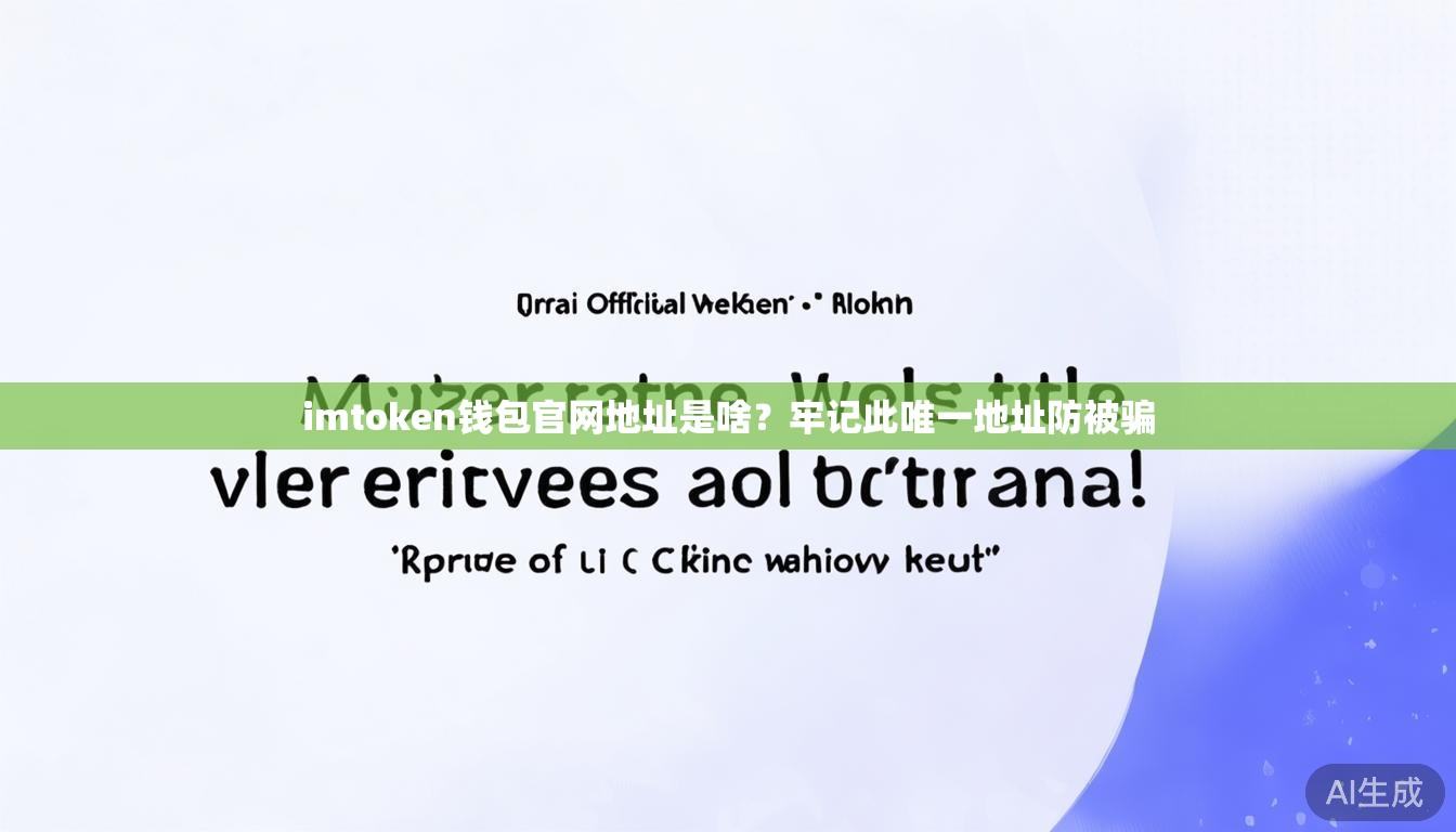 imtoken钱包官网地址是啥？牢记此唯一地址防被骗