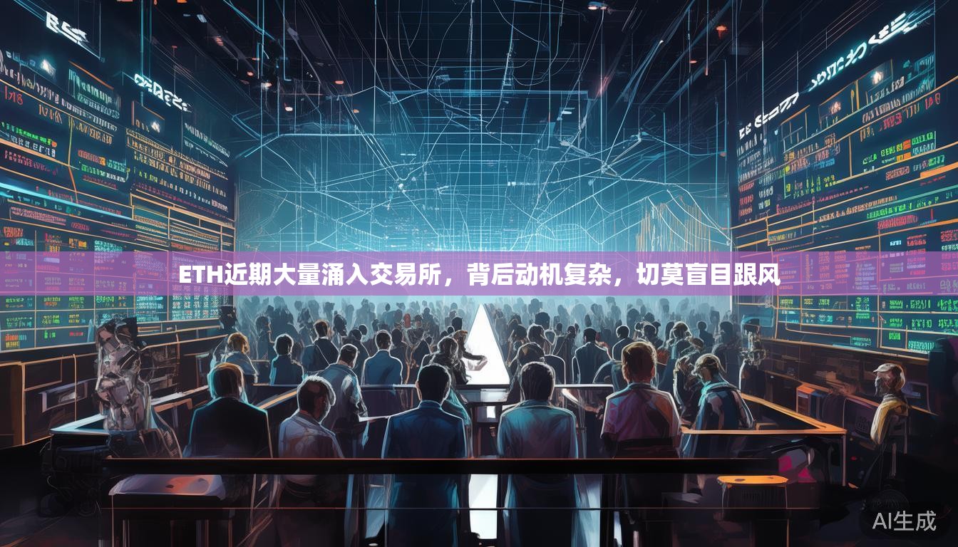 ETH近期大量涌入交易所，背后动机复杂，切莫盲目跟风