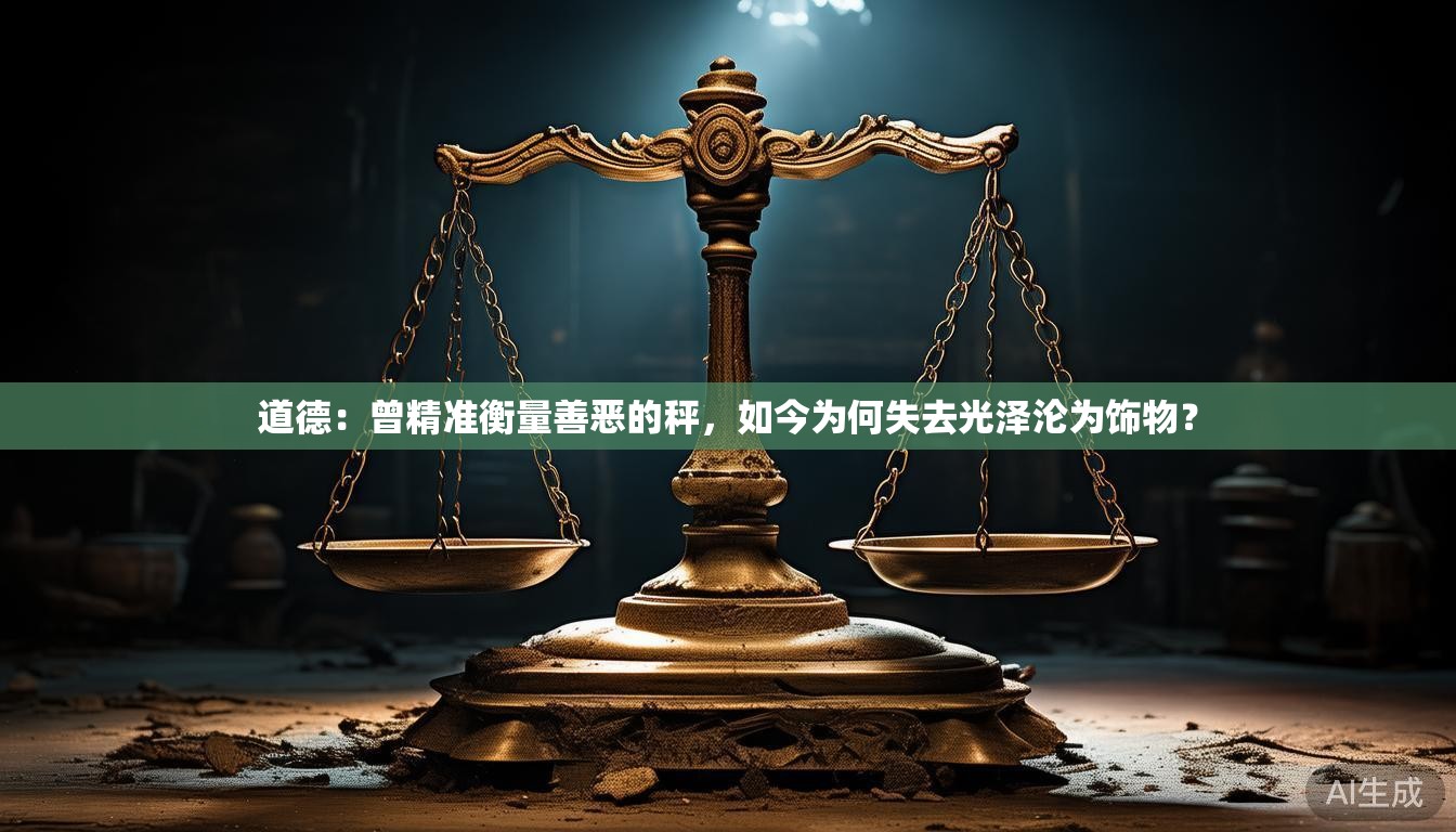 道德:曾精准衡量善恶的秤,如今为何失去光泽沦为饰物? 道德:曾精准衡量善恶的秤,如今为何失去光泽沦为饰物?