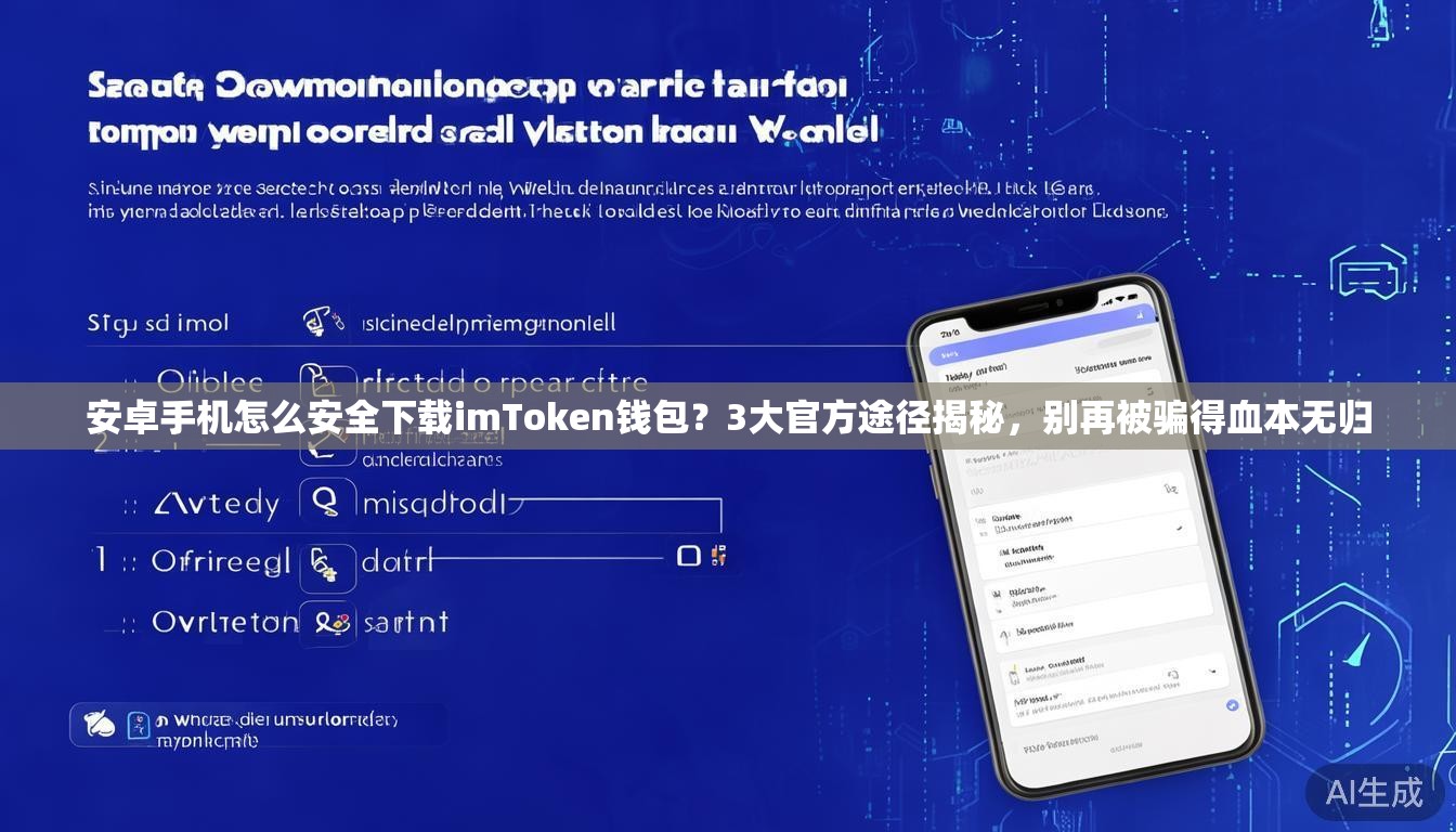 安卓手机怎么安全下载imToken钱包?3大官方途径揭秘,别再被骗得血本无归 安卓手机怎么安全下载imToken钱包?3大官方途径揭秘,别再被骗得血本无归