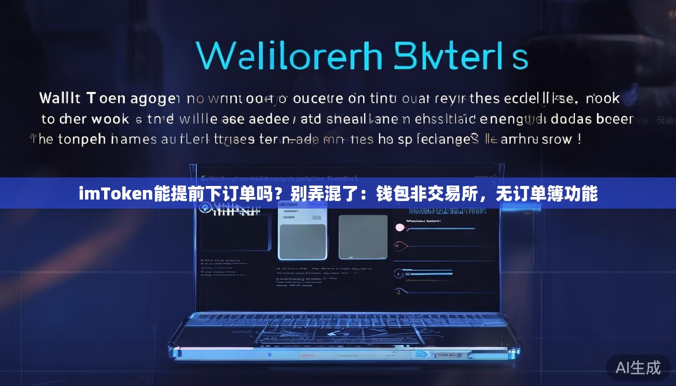 imToken能提前下订单吗?别弄混了:钱包非交易所,无订单簿功能 imToken能提前下订单吗?别弄混了:钱包非交易所,无订单簿功能