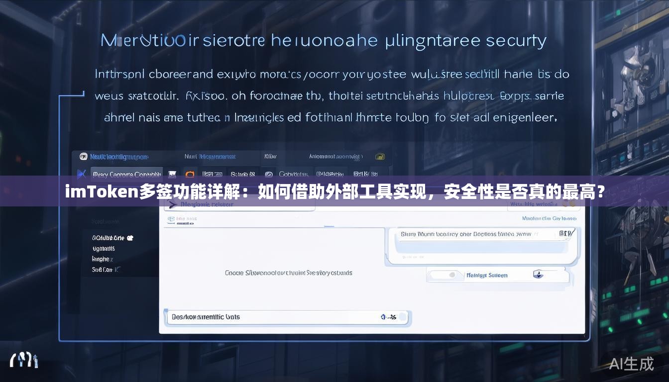 imToken多签功能详解：如何借助外部工具实现，安全性是否真的最高？