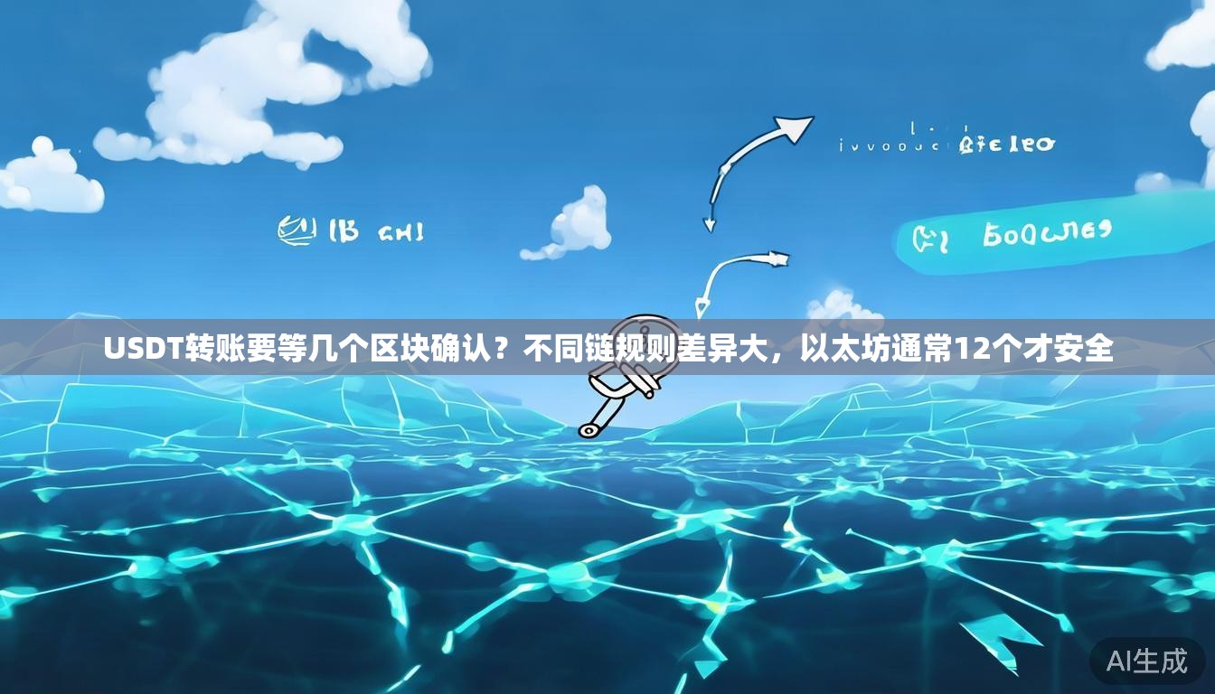 USDT转账要等几个区块确认?不同链规则差异大,以太坊通常12个才安全 USDT转账要等几个区块确认?不同链规则差异大,以太坊通常12个才安全
