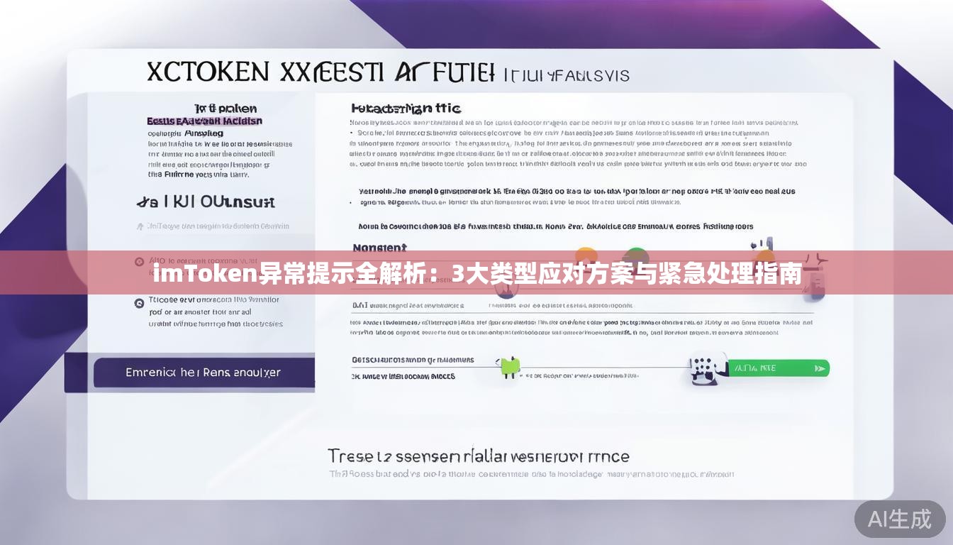 imToken异常提示全解析：3大类型应对方案与紧急处理指南