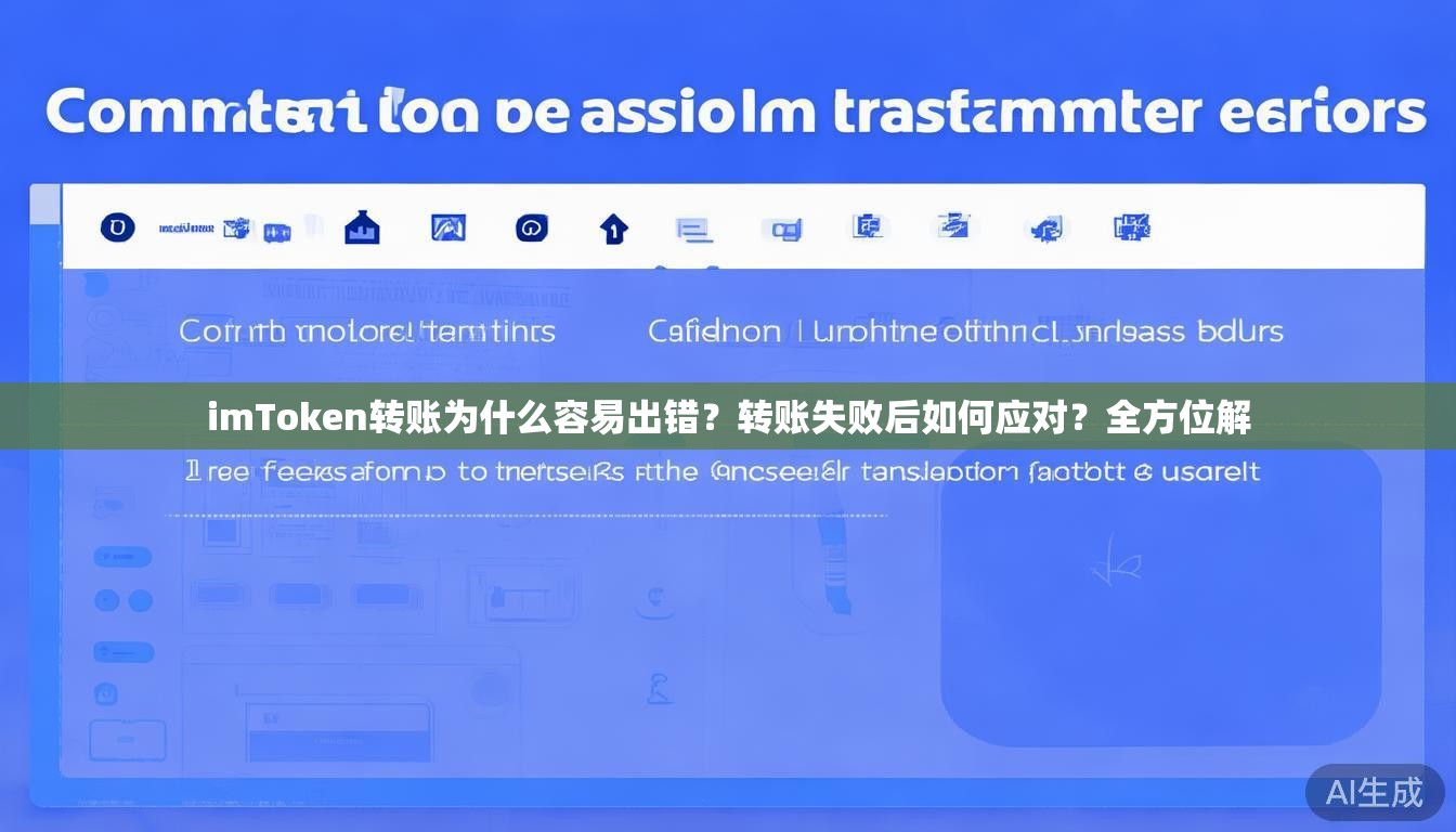 imToken转账为什么容易出错?转账失败后如何应对?全方位解 imToken转账为什么容易出错?转账失败后如何应对?全方位解