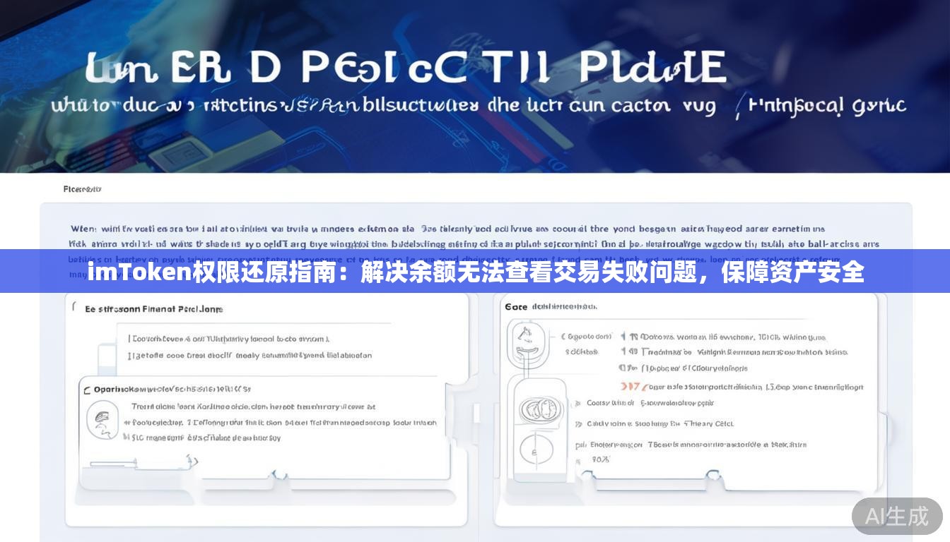 imToken权限还原指南:解决余额无法查看交易失败问题,保障资产安全 imToken权限还原指南:解决余额无法查看交易失败问题,保障资产安全