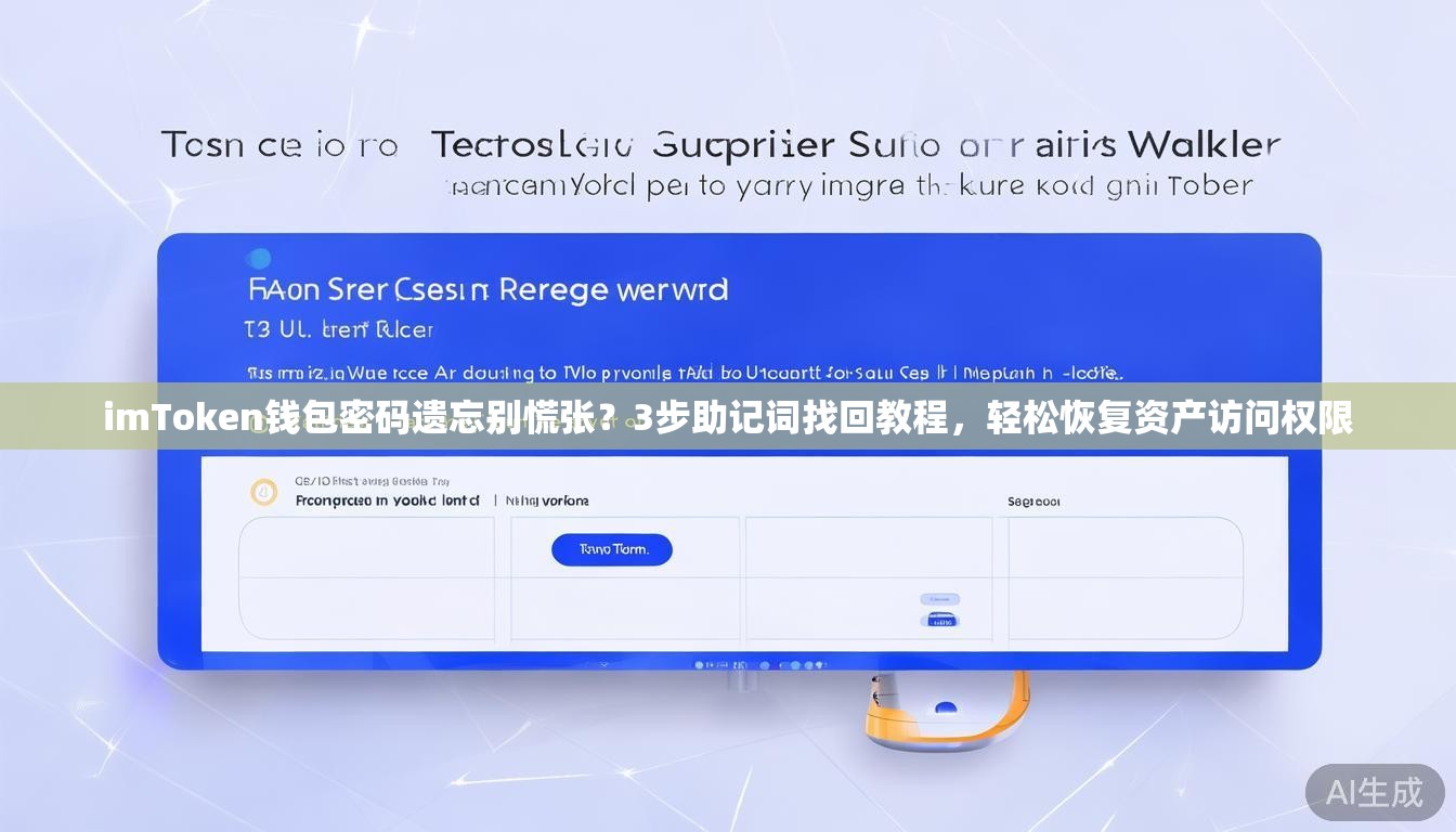 imToken钱包密码遗忘别慌张?3步助记词找回教程,轻松恢复资产访问权限 imToken钱包密码遗忘别慌张?3步助记词找回教程,轻松恢复资产访问权限
