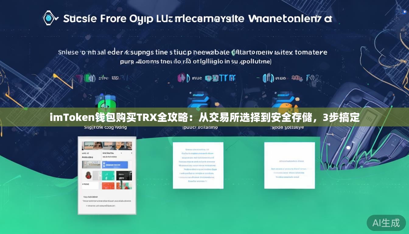 imToken钱包购买TRX全攻略：从交易所选择到安全存储，3步搞定