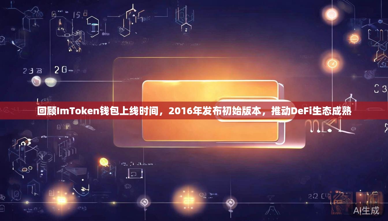 回顾ImToken钱包上线时间,2016年发布初始版本,推动DeFi生态成熟 回顾ImToken钱包上线时间,2016年发布初始版本,推动DeFi生态成熟