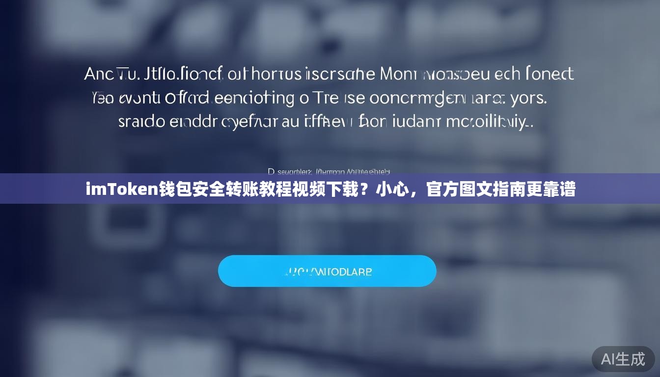 imToken钱包安全转账教程视频下载？小心，官方图文指南更靠谱