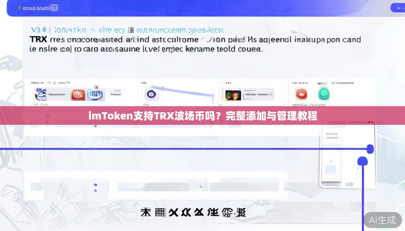 imToken支持TRX波场币吗？完整添加与管理教程