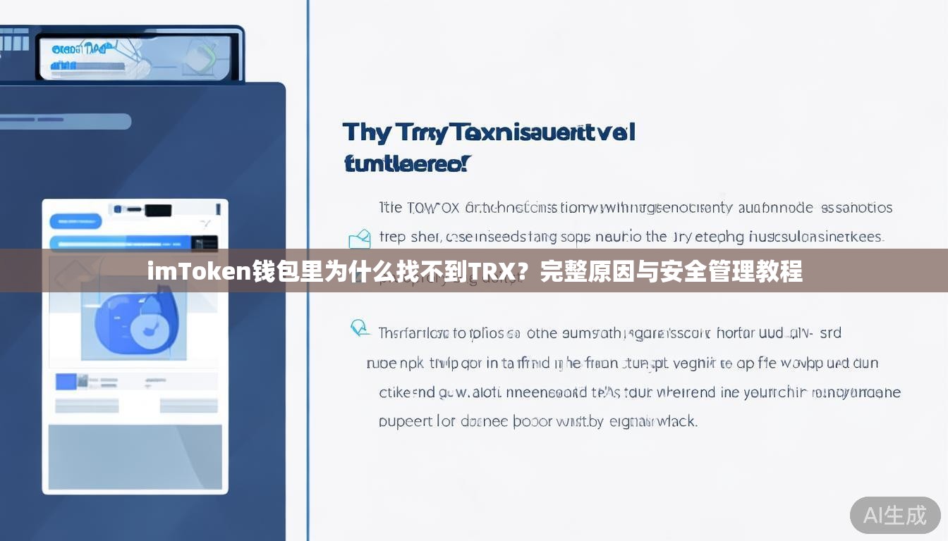 imToken钱包里为什么找不到TRX？完整原因与安全管理教程