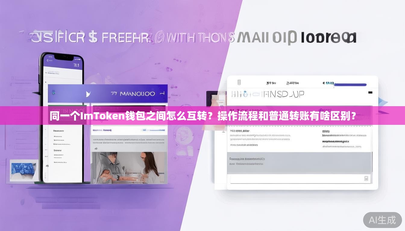 同一个ImToken钱包之间怎么互转？操作流程和普通转账有啥区别？