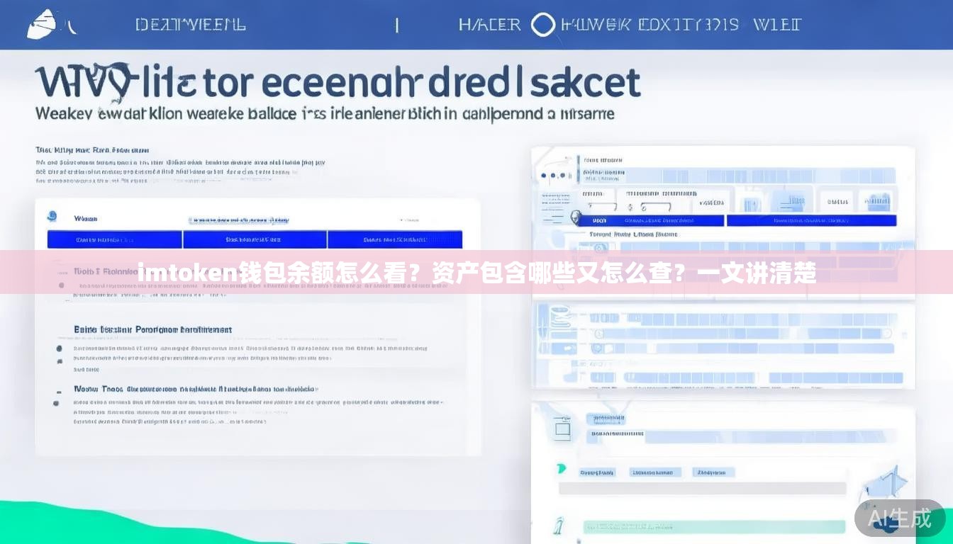imtoken钱包余额怎么看？资产包含哪些又怎么查？一文讲清楚